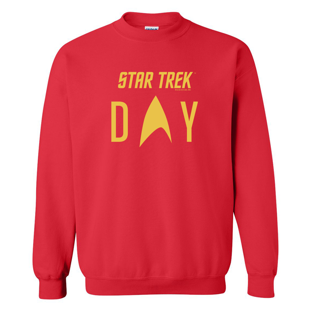 Star Trek Day Logo Fleece Crewneck Sweatshirt