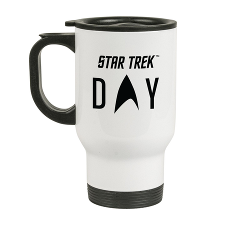 Star Trek Day Logo 14 oz Stainless Steel Travel Mug with Handle