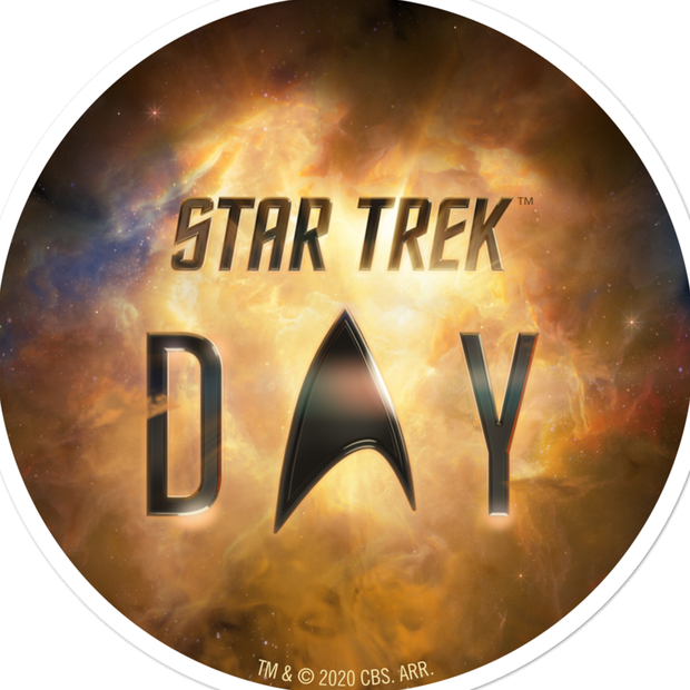 Star Trek Day Logo Die Cut Sticker