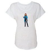 Star Trek: The Next Generation Beverly Crusher Women's Tri-Blend Dolman T-Shirt