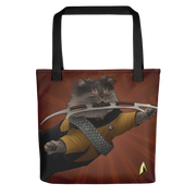 Star Trek: The Next Generation Worf Cat Premium Tote Bag