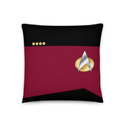 Star Trek: The Next Generation Command Uniform Throw Pillow