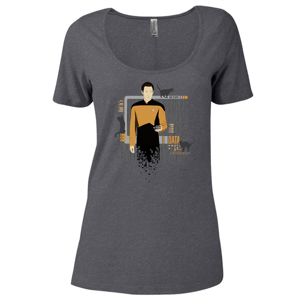Star Trek: The Next Generation Make It So Number One Women's Relaxed Scoop Neck T-Shirt