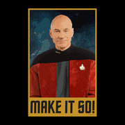 Star Trek: The Next Generation Make It So PortraitAdult Short Sleeve T-Shirt