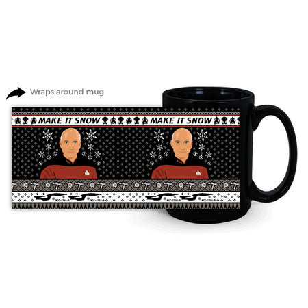 Star Trek: The Next Generation Make It Snow Mug