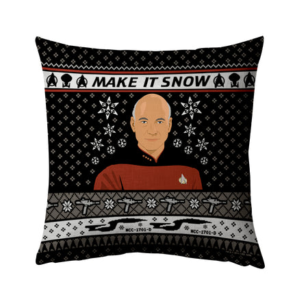Star Trek: The Next Generation Make It Snow Pillow - 16" x 16"