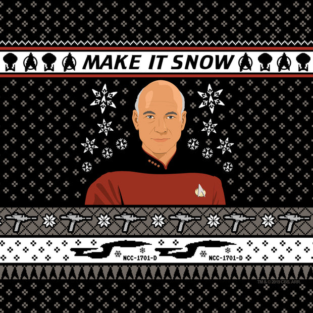 Star Trek: The Next Generation Make It Snow Tote Bag