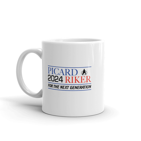 Star Trek: The Next Generation Picard & Riker 2024 White Mug