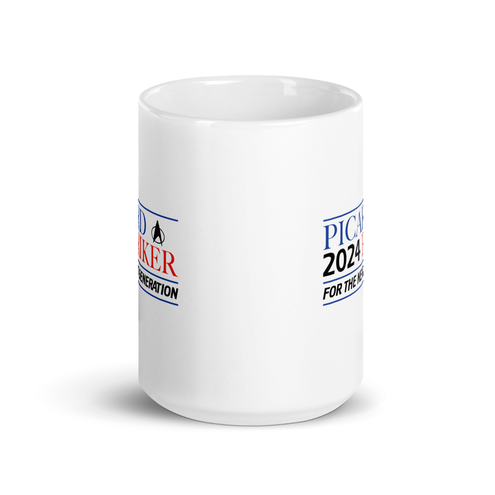 Star Trek: The Next Generation Picard & Riker 2024 White Mug