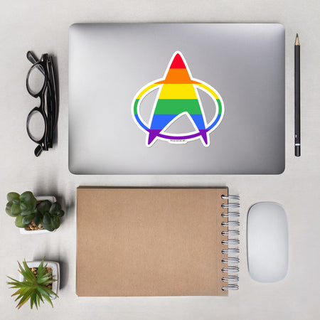 Star Trek: The Next Generation Pride Delta Die Cut Sticker