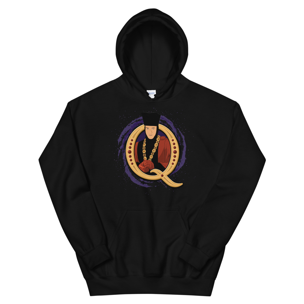 Star Trek: The Next Generation Q Adult Fleece Hooded Sweatshirt