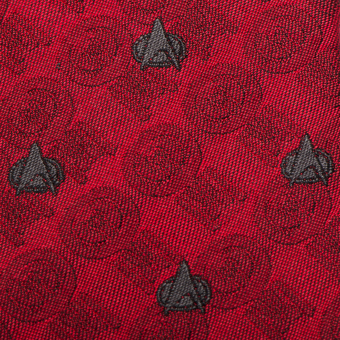 Star Trek: The Next Generation Red Delta Shield Men's Tie