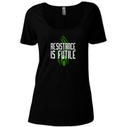 Star Trek: The Next Generation Resistance is Futile Women's Relaxed Scoop Neck T-Shirt