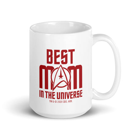 Star Trek: The Original Series Best Mom in the Universe Personalized Photo White Mug