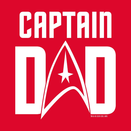 Star Trek: The Original Series Captain Dad Adult Short Sleeve T-Shirt