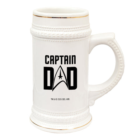 Star Trek: The Original Series Captain Dad 20 oz Ceramic Beer Stein