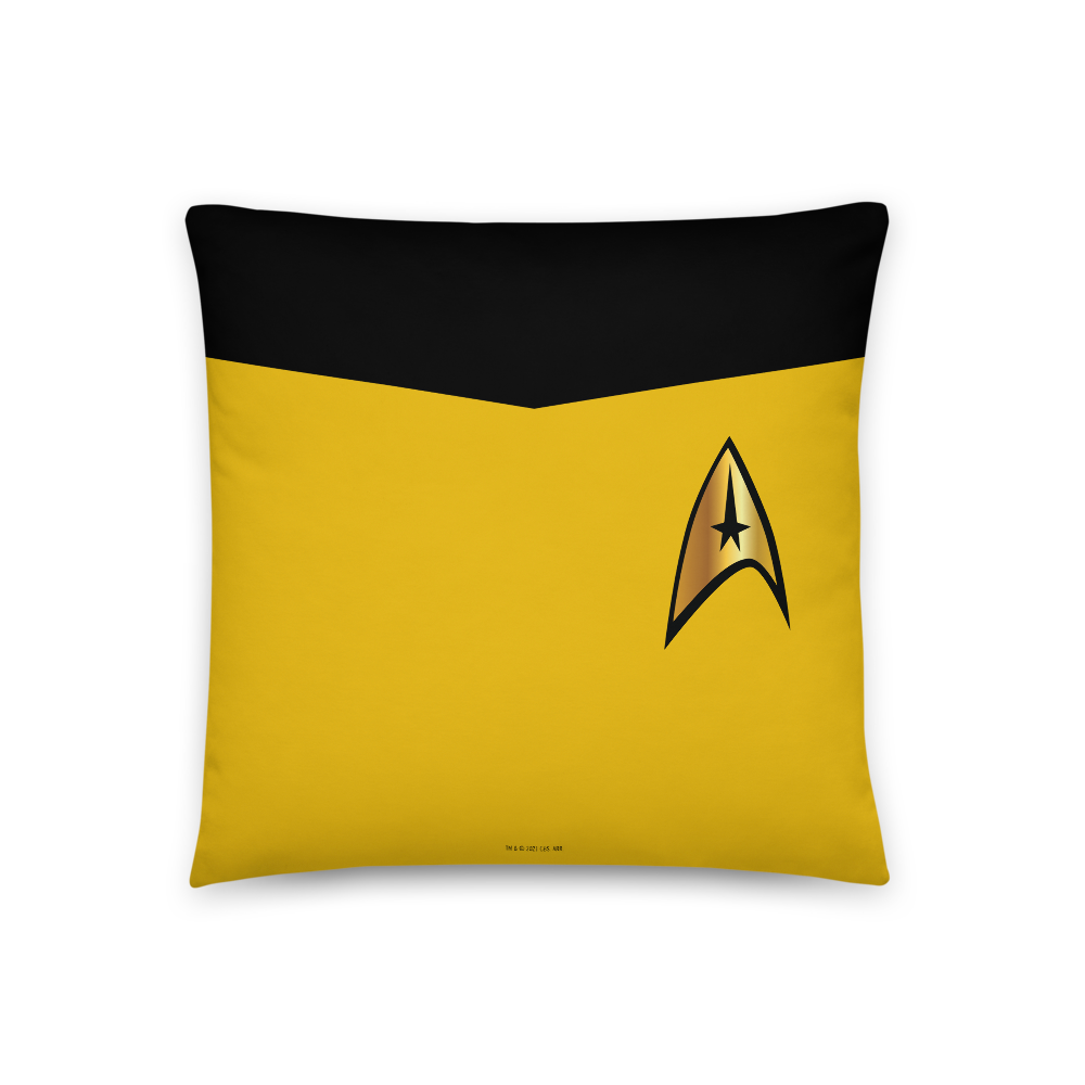 Star Trek: The Original Series Command Uniform Throw Pillow