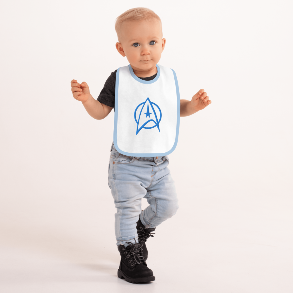 Star Trek: The Original Series Delta Embroidered Baby Bib