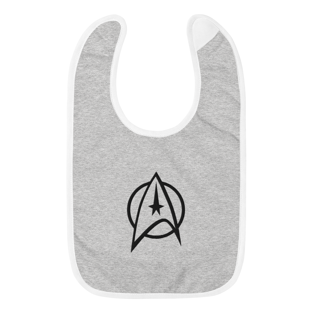 Star Trek: The Original Series Delta Embroidered Baby Bib