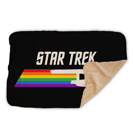 Star Trek: The Original Series Pride Enterprise Sherpa Blanket