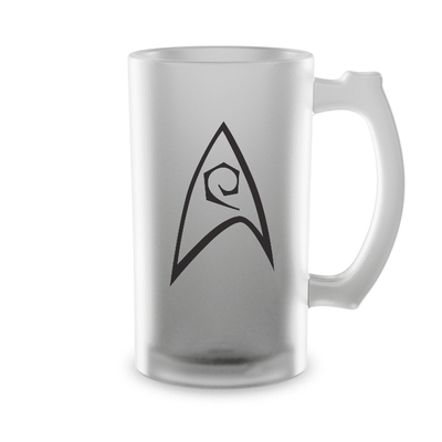 Star Trek: The Original Series Engineering Badge 16oz Frosted Beer Stein