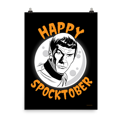 Star Trek: The Original Series Happy Spocktober Premium Satin Poster