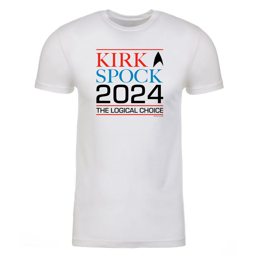 Star Trek: The Original Series Kirk & Spock 2024 Adult Short Sleeve T-Shirt