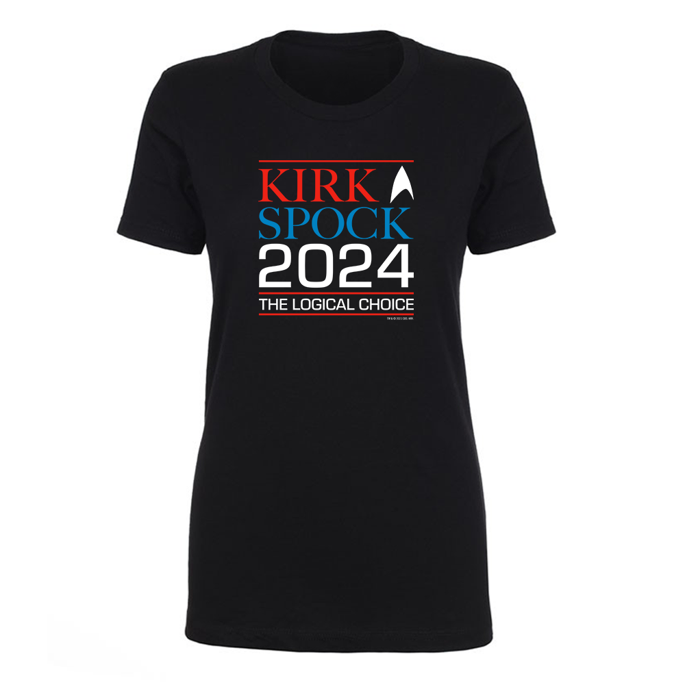 Star Trek: The Original Series Kirk & Spock 2024 Women's Short Sleeve T-Shirt