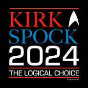 Star Trek: The Original Series Kirk & Spock 2024 Adult Short Sleeve T-Shirt