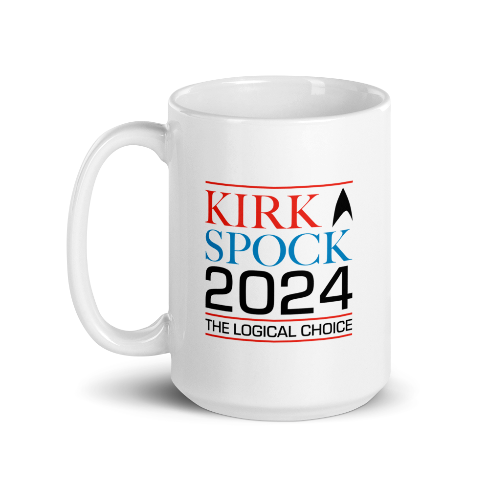 Star Trek: The Original Series Kirk & Spock 2024 White Mug