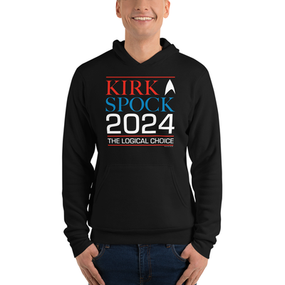 Star Trek: The Original Series Kirk & Spock 2024 Adult Fleece Hooded Sweatshirt