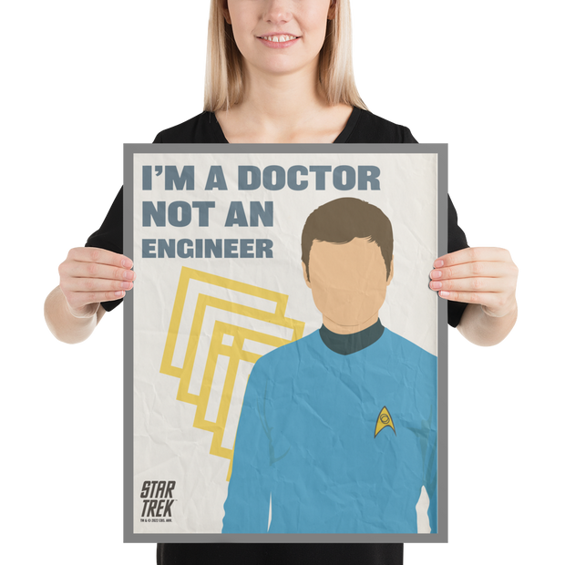 Star Trek: The Original Series McCoy Premium Matte Paper Poster