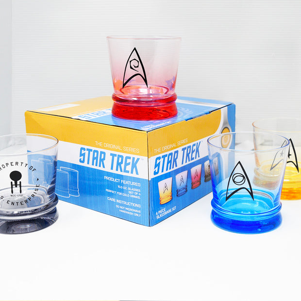 Star Trek: The Original Series Glasses - Set of 4