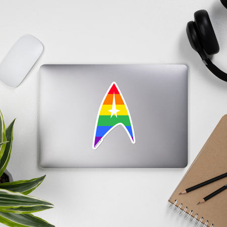 Star Trek: The Original Series Pride Delta Die Cut Sticker