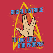 Star Trek: The Original Series Social Distance Women's Tri-Blend Dolman T-Shirt