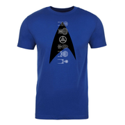 Star Trek Ships of the Line Delta Adult Short Sleeve T-Shirt