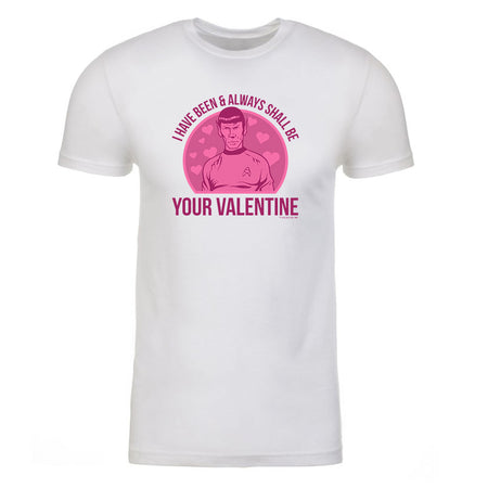 Star Trek: The Original Series Spock Valentine Adult Short Sleeve T-Shirt