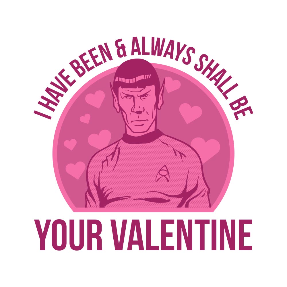 Star Trek: The Original Series Spock Valentine White Mug