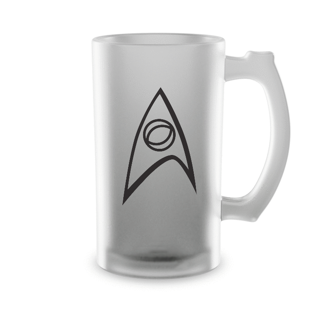 Star Trek: The Original Series Science Badge 16oz Frosted Beer Stein
