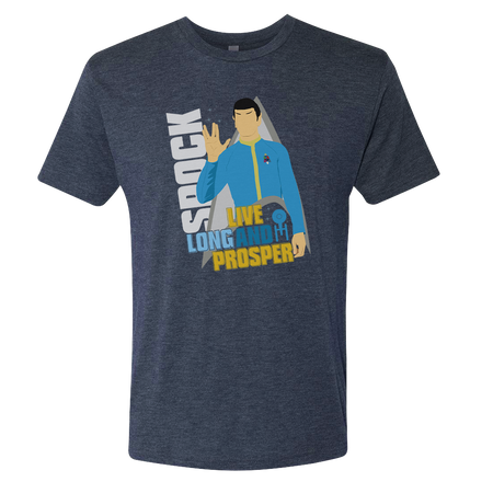 Star Trek: The Original Series Spock Men's Tri-Blend T-Shirt