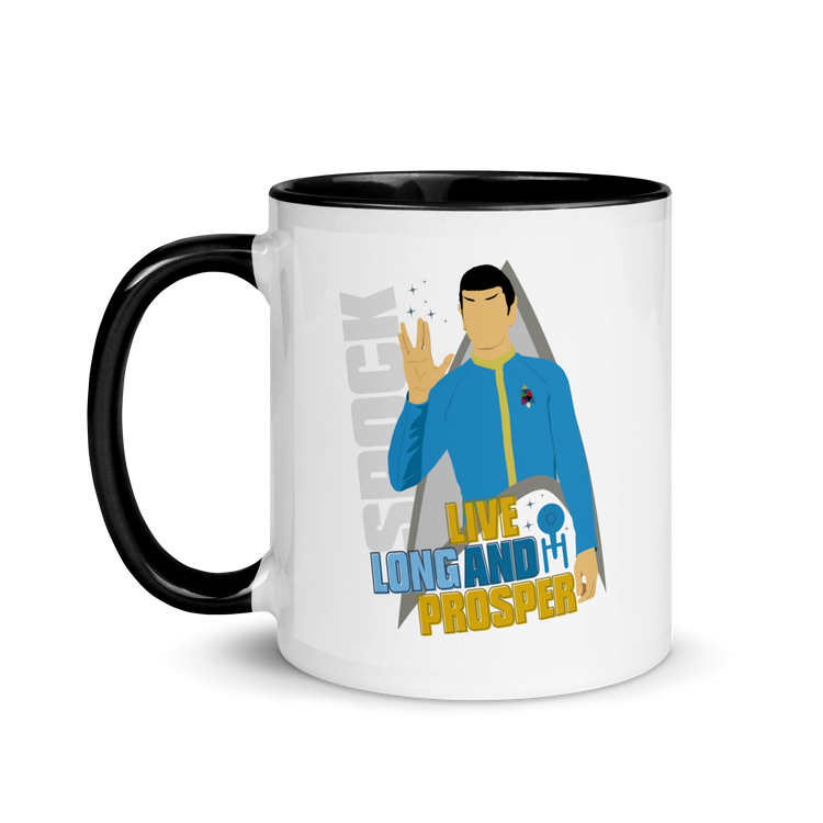 Spock Mug Star Trek: The Original Series Spock Live Long and Prosper Two-Tone Mu