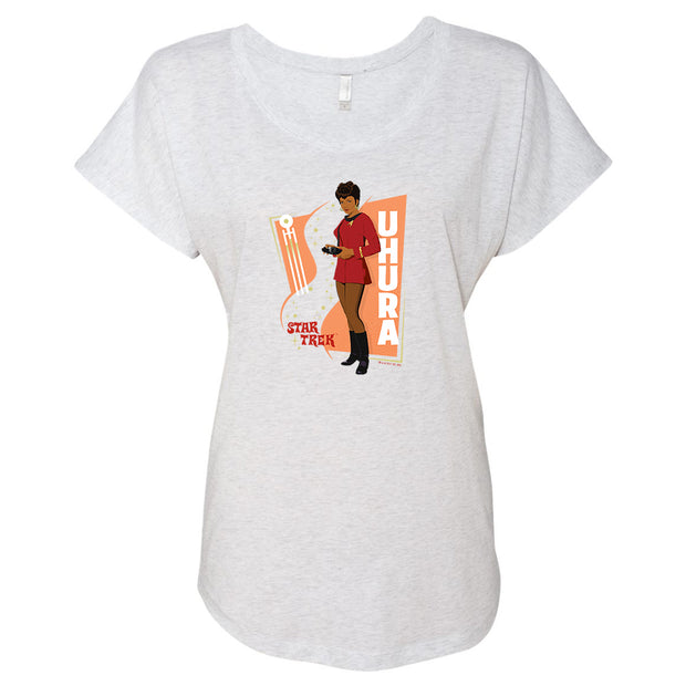 Star Trek: The Original Series Uhura Women's Tri-Blend Dolman T-Shirt