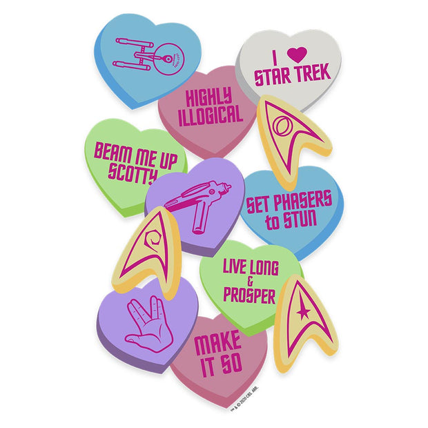 Star Trek: The Original Series Valentine's Day Collage 3/4 Sleeve Baseball T-Shirt