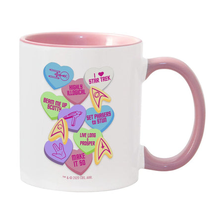 Star Trek Valentine's Day Collage Two-Tone Mug