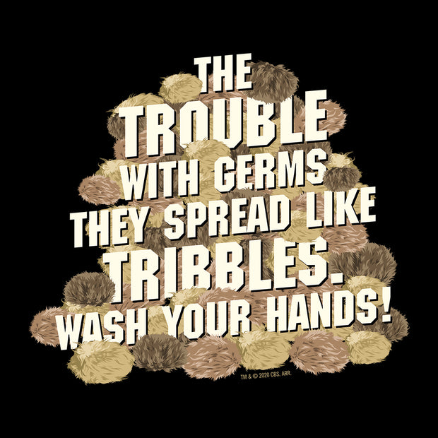Star Trek: The Original Series Wash Your Hands Tribbles Stack Adult Tri-Blend Raglan Hoodie
