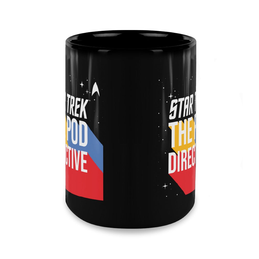 Star Trek The Pod Directive Black Mug