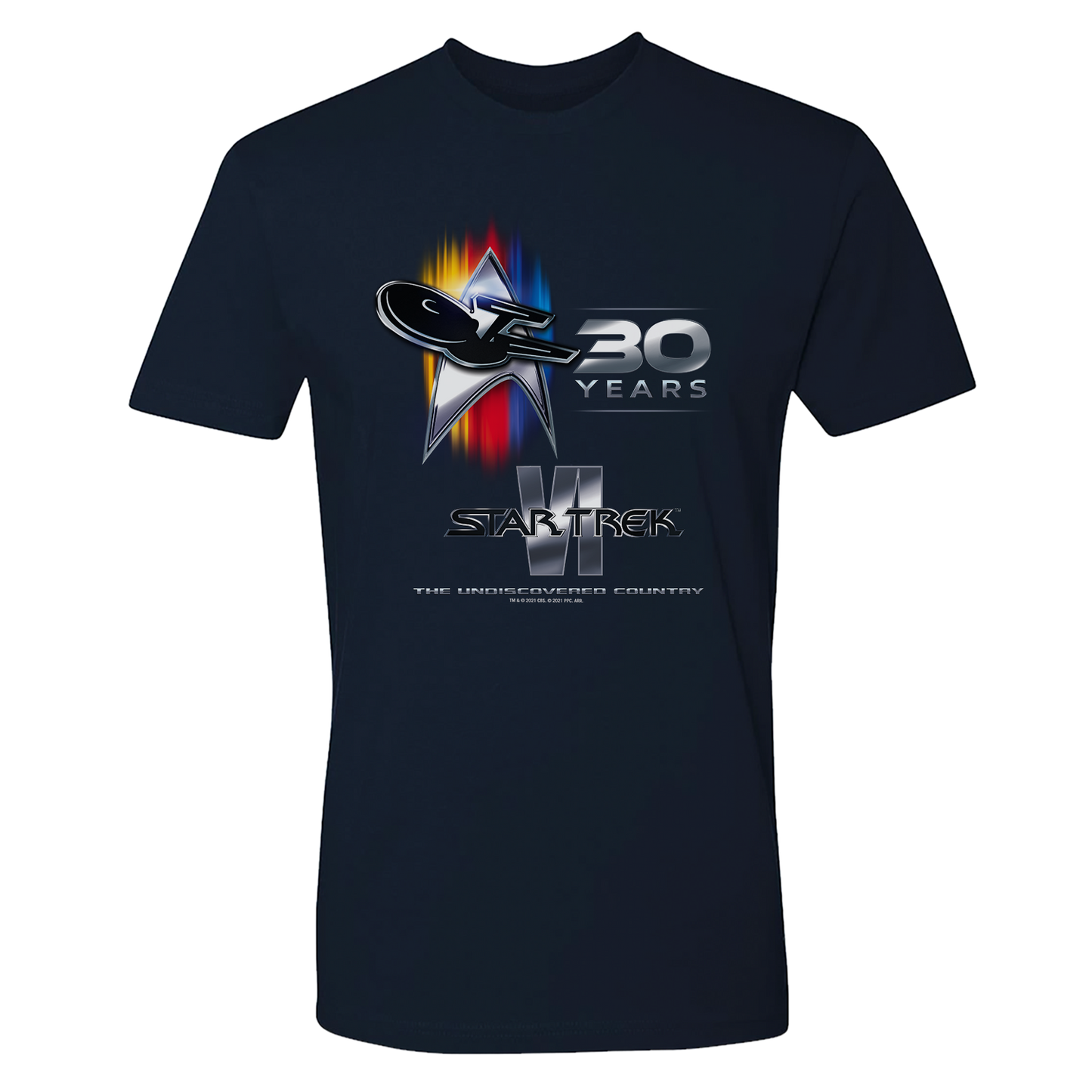 Star Trek VI: The Undiscovered Country 30th Anniversary Adult Short Sleeve T-Shirt