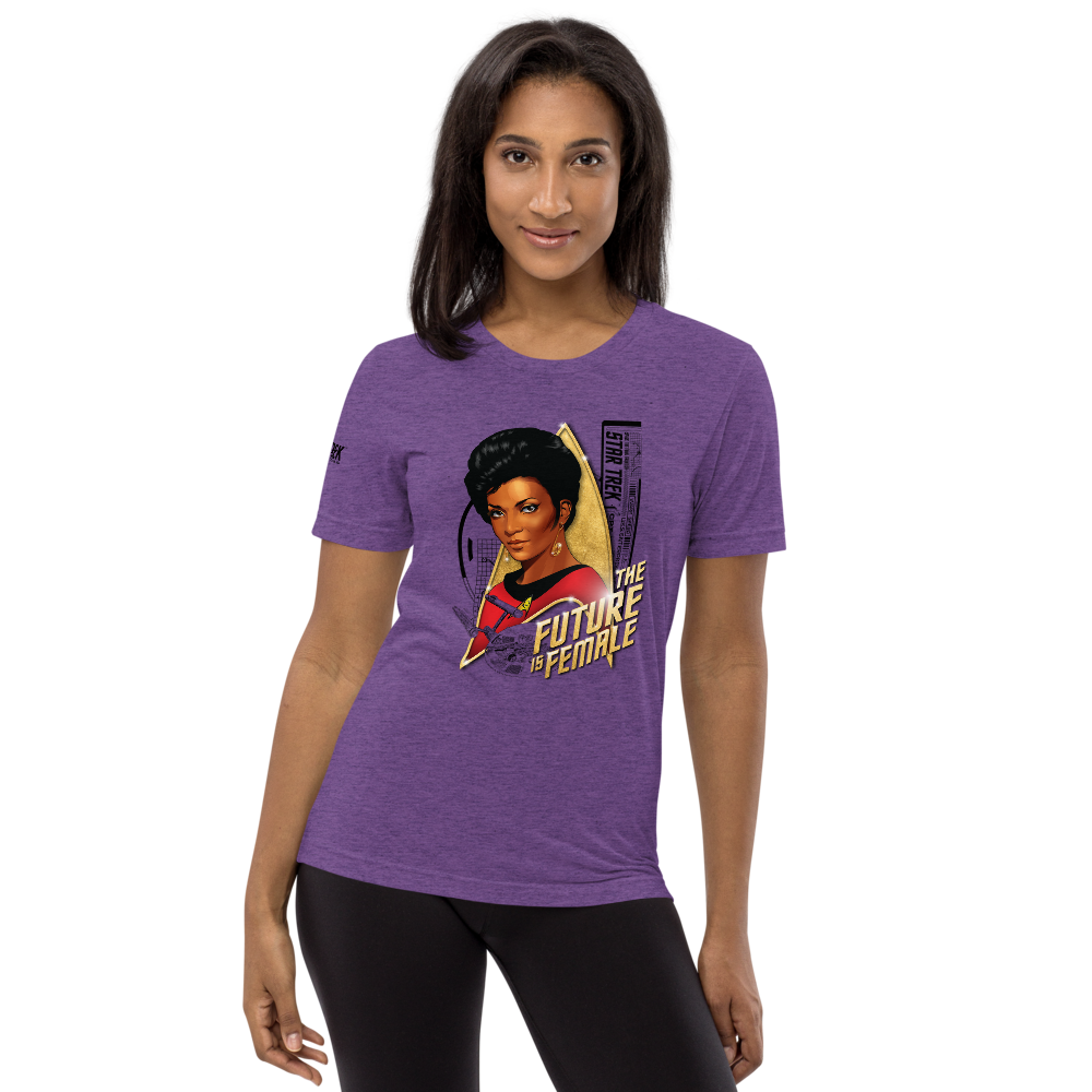 Star Trek: The Original Series Uhura The Future Is Female Unisex Tri-Blend T-Shirt