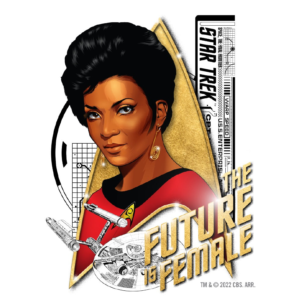 Star Trek: The Original Series Uhura The Future is Female White Mug