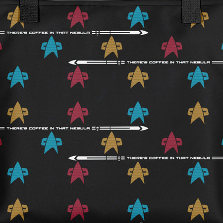 Star Trek: Voyager Coffee in that Nebula Premium Tote Bag